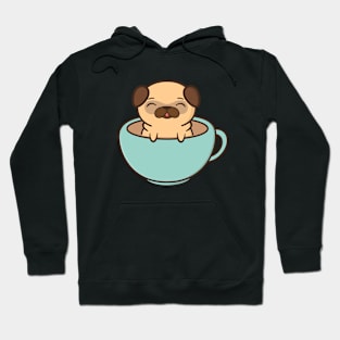 Cute and Kawaii Adorable Pug Hoodie